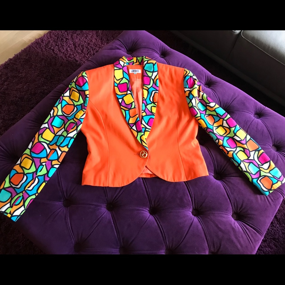 80s Colorful Blazer!